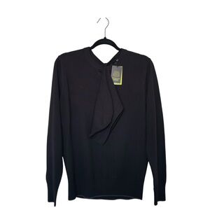 Murano Men Medium Modern Performance‎ Crewneck Pullover Knit Detachable Hood NWT